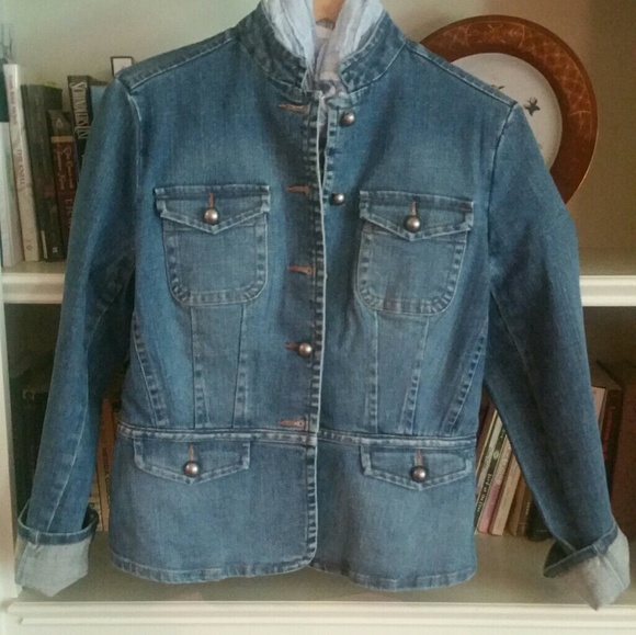 Talbots Jean Jacket Midwash Size No 